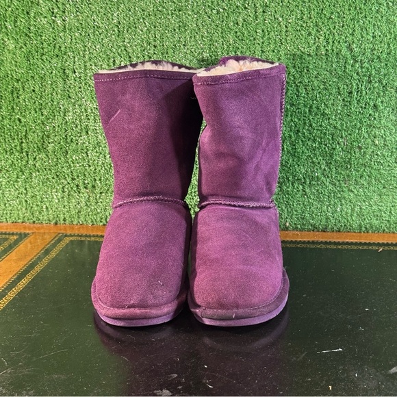 Bearpaw Eva Short Plum Boots Women’s Size 8 - Picture 2 of 6